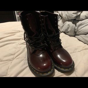 Red Dr martens